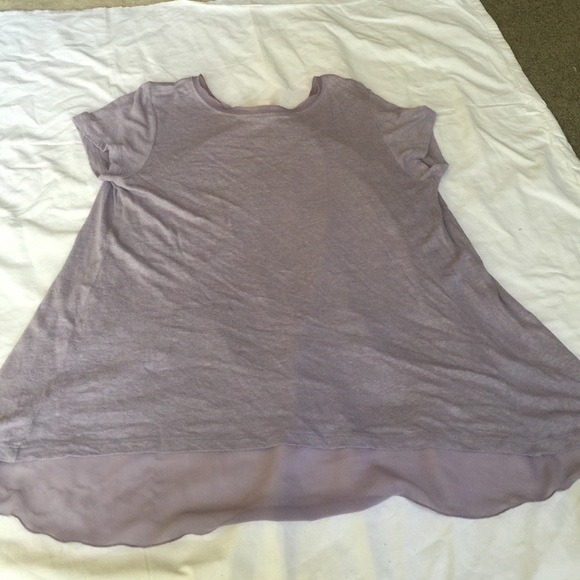 Flowy purple t shirt