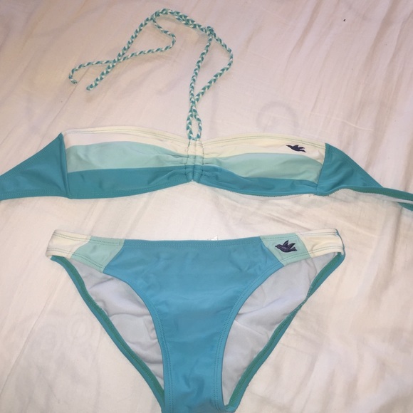Blue bikini set