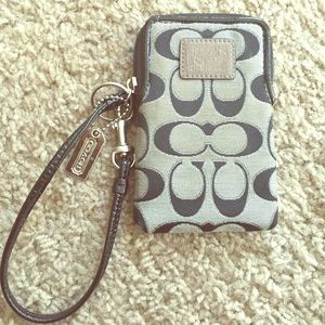Coach wristlet