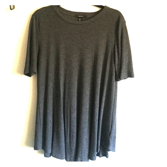 Charcoal gray tshirt dress