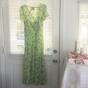 Final price! April Cornell mint green dress Sz S