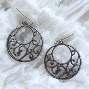 2 for 10$ Silver Circle Earrings