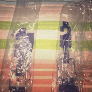 Cole Haan belts 1 black, 1 navy blue