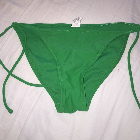 Green bikini bottoms