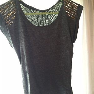 Maurice's dark grey fashion top