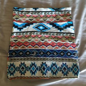 Tribal pattern skirt