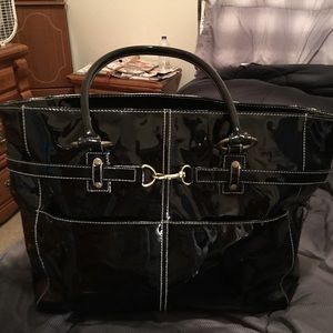 Black Pattened Tote Lancôme