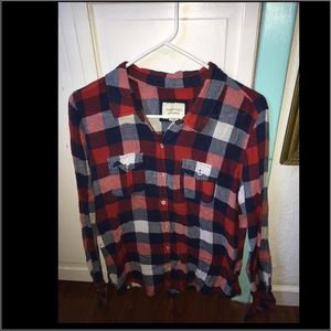 Plaid long sleeve