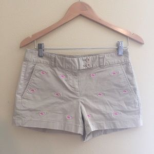 Vineyard Vines embroidered day boat shorts