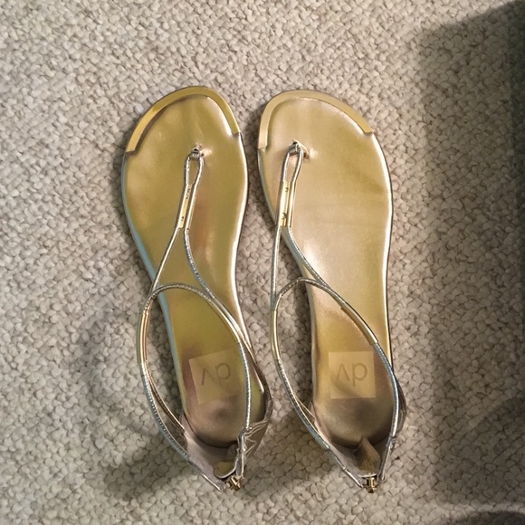 Gold sandals