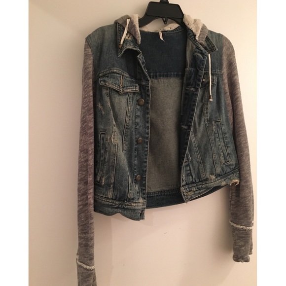 Denim hoodie