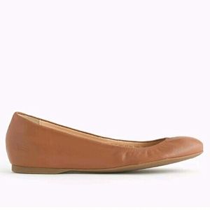 Jcrew cece ballet flats burnt sienna NEW SOLD OUT