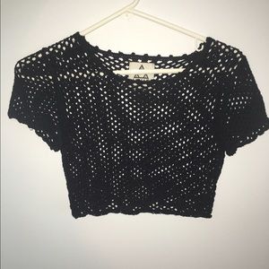 UNIF mesh crop top