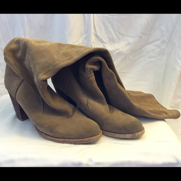 Suede slouch boots - make me an offer!