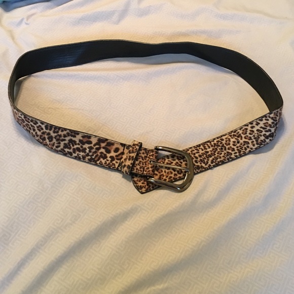 Cheetah print belt