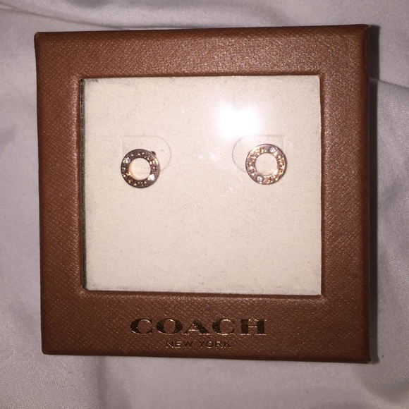 Authentic Coach Stud Earrings