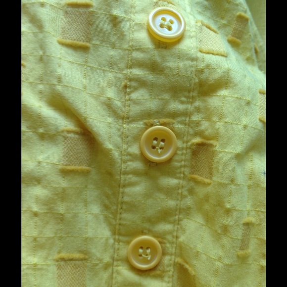 Yellow strapless mini dress by Tulle. - Picture 3 of 3