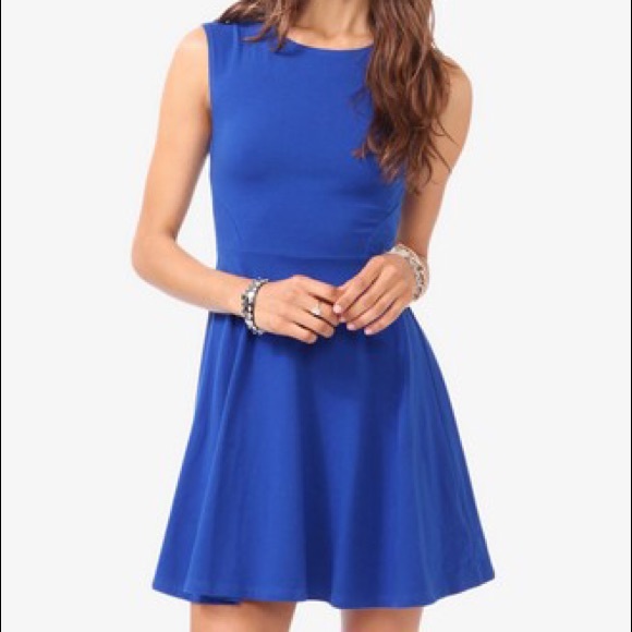 Forever 21 Blue A-line Dress