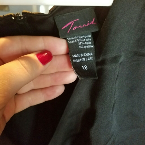 Black night out on the town midi dress from Torrid - Picture 3 of 3