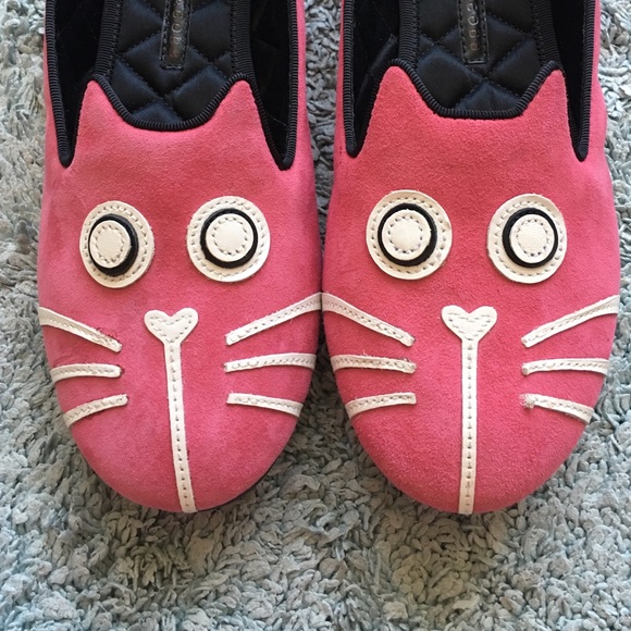 ⭐️HP⭐️Cute Marc by Marc Jacob Cat Face Flats - Picture 2 of 4
