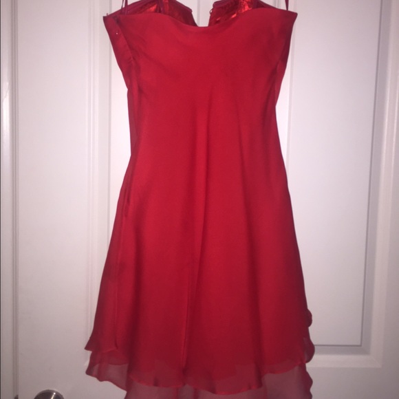 Strapless La Femme homecoming dress - Picture 2 of 4