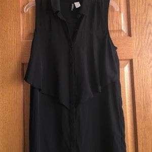 black button down shirt - size 6