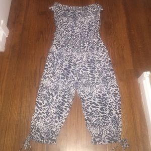 Animal Print Romper