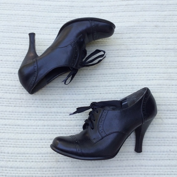 Oxford Lace Up Booties