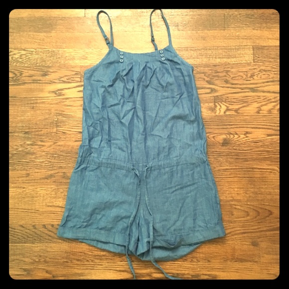 L.e.i. Denim romper size S