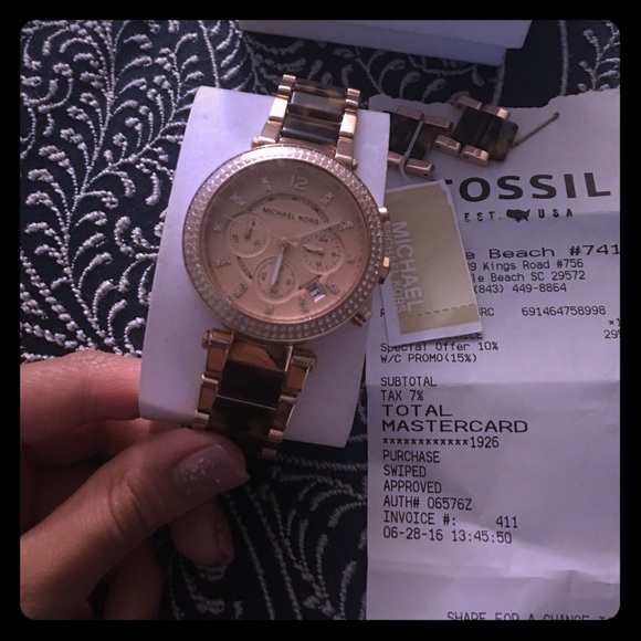 Michael Kors watch practically brand new!