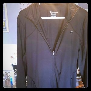 Black champion zip up