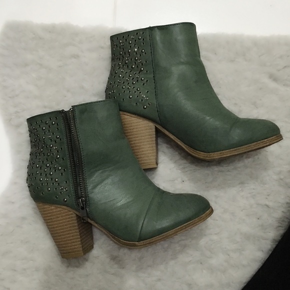 Rampage green booties