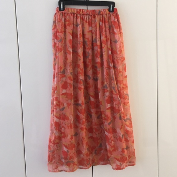 Pins & Needles floral maxi skirt