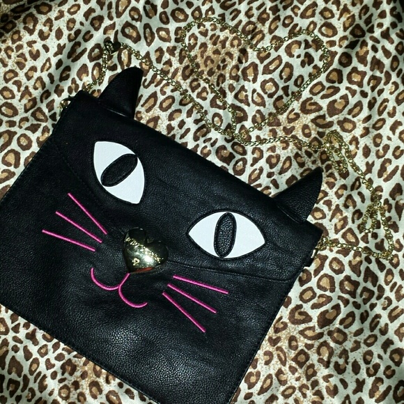 BETSEY JOHNSON KITCHI cat clutch