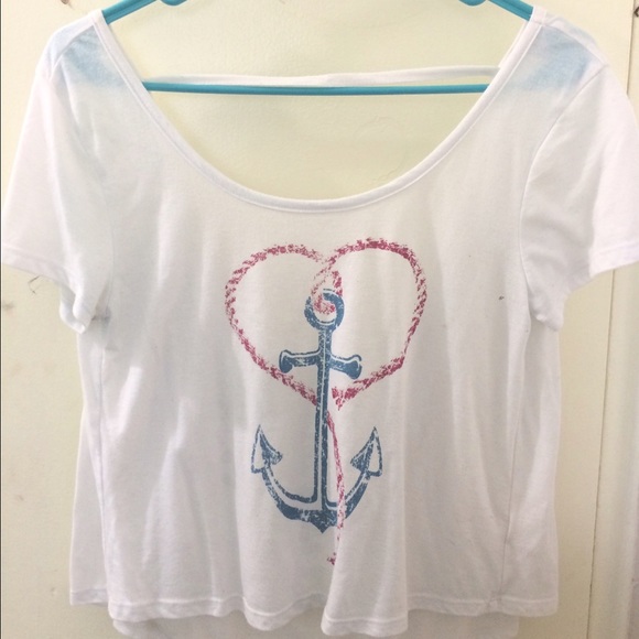 Anchor and heart top