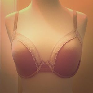 Calvin Klein nude unlined t shirt bra 34d