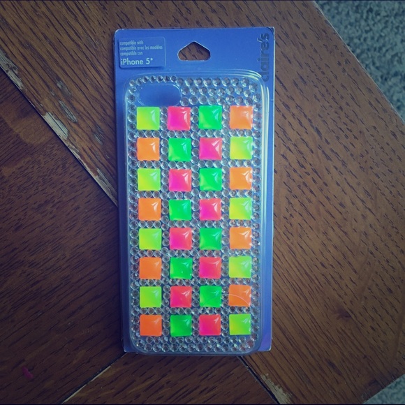 Claire's Neon Jeweled IPhone 5 Case