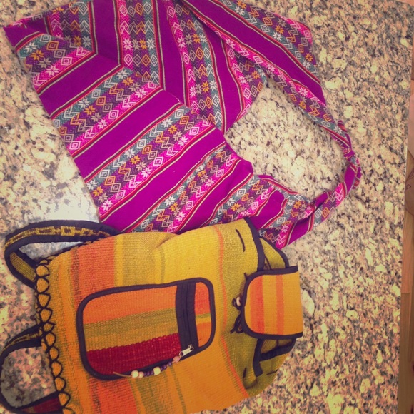 Handmade Peruvian bags - Purchased in Peru
