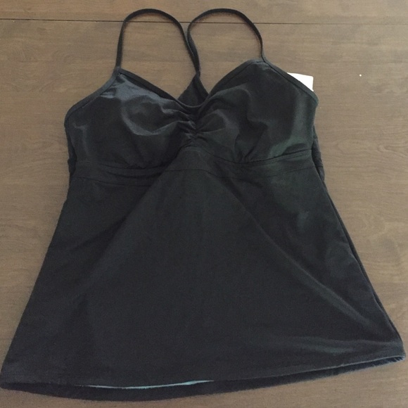 Athleta Black Tankini top