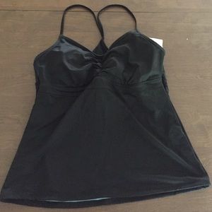 Athleta Black Tankini top