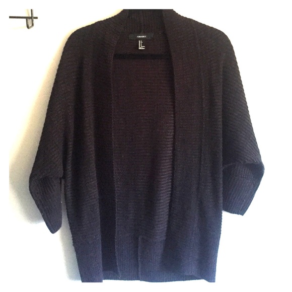 Brown Forever 21 open cardigan