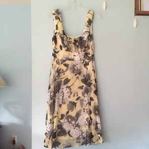 Floral empire waist dress