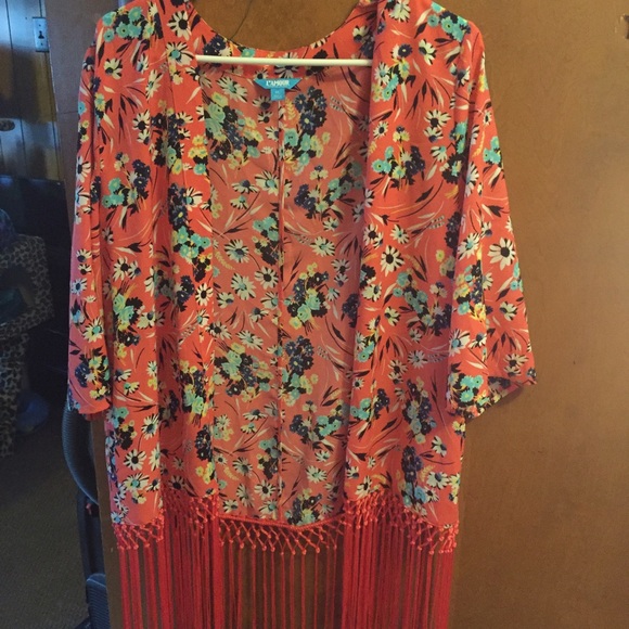L'Amour Fringe Kimono