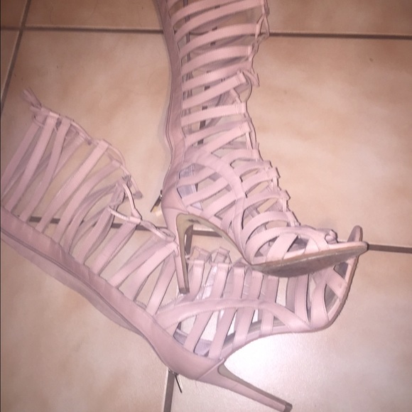 Vince Carmuto lace-up gladiator heels