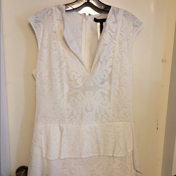 DRAPED-SIDE PEPLUM DRESS - Picture 2 of 3