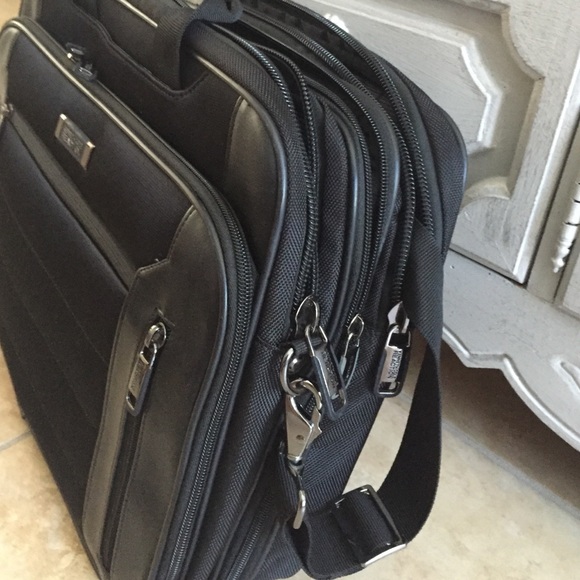 Premium Leather Laptop Bag for Men with Shoulder Strap and  Laptop bag