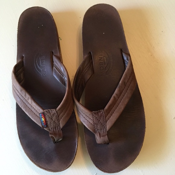 Rainbow Flip Flops