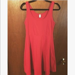 Red Fit and Flare Dress