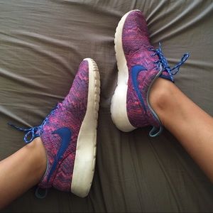 Pink & Blue Nike Roshes