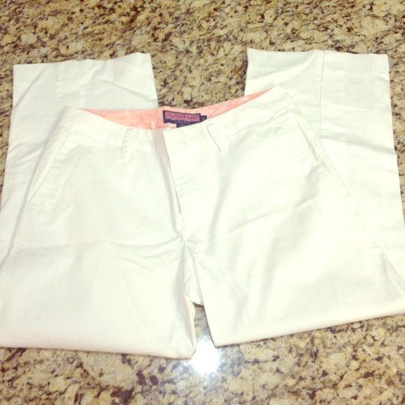 Vineyard Vines white capris size 4